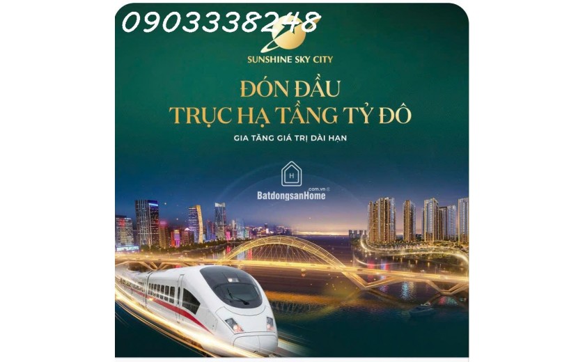 Tòa V8, V9 chính thức nhận giữ chỗ với mức giá từ 98 triệu/m2, 1% early bird tại Sunshine Sky City