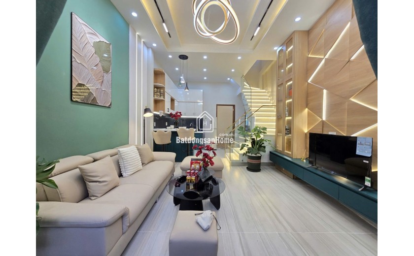 Bán nhà Trần Cao Vân 52m2 2 tầng kiệt 3m 3PN full nội thất giá 4.45 tỷ