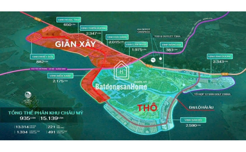 Song lập Vinhomes Hạ Long 162m², mặt tiền 9m, xây 4 tầng, ở và kinh doanh đều tốt