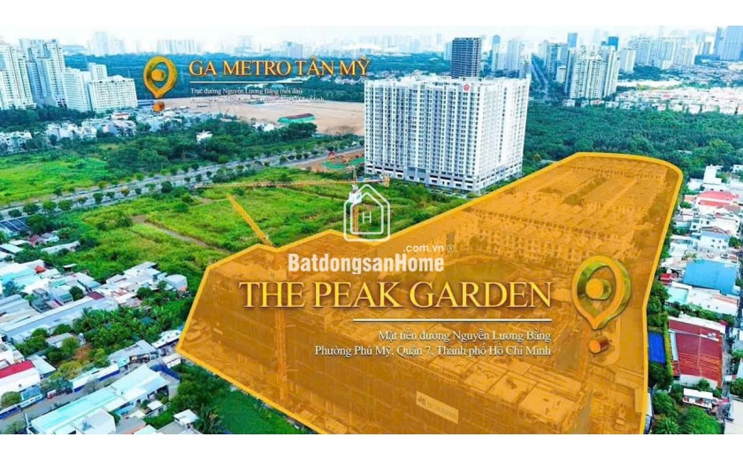 ****Nhận giữ chỗ 200 căn The Peak Garden Quận 7 sát cạnh nhà ga Tân Mỹ, Quận 7 với giá từ 75 triệu/m2