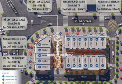 Mặt tiền đường Đào Tấn TP Huế chỉ còn 6 lô duy nhất